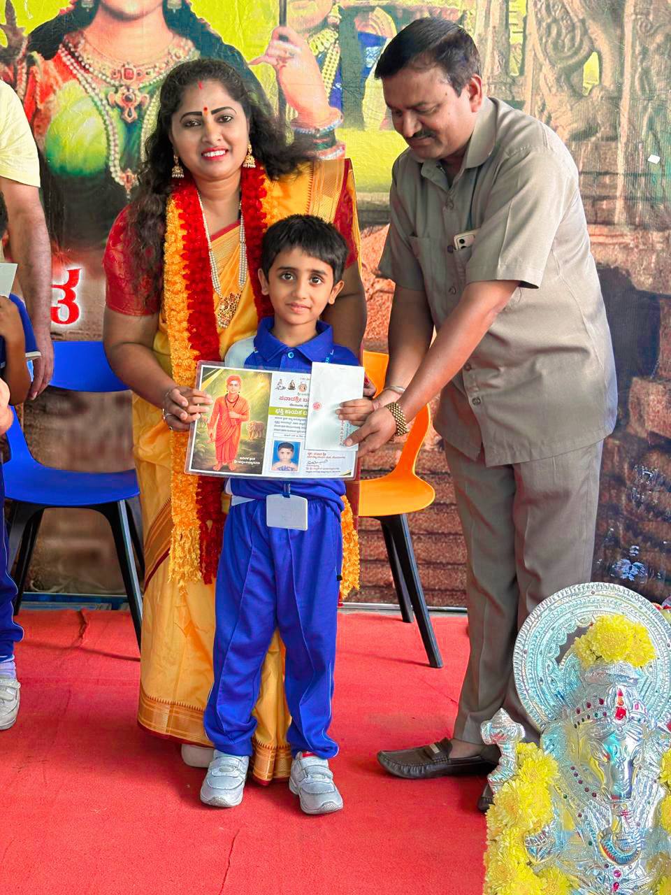 Kannada Rajyotsava and Childrens Day Celebration - Bhoomika Seva Foundation at Bluemoon Public School Karnataka